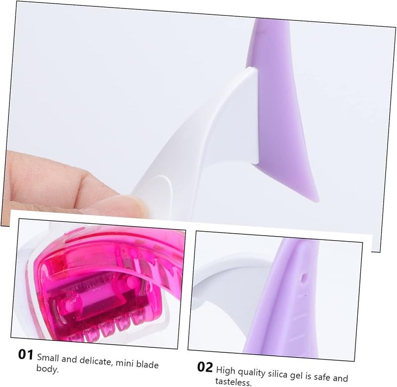 Pink Bikini Hair Removal Razor Kit Gentle Trimmer For Women Safe Shaving Easy Grooming Daily Use - Image 5